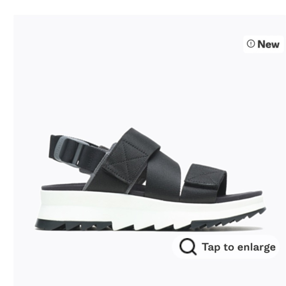 NWT Merrell Alpine Cush Backstrap Sandals - size 7